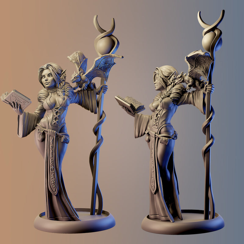 Female Fantasy Elves II - 32mm - Only-Games