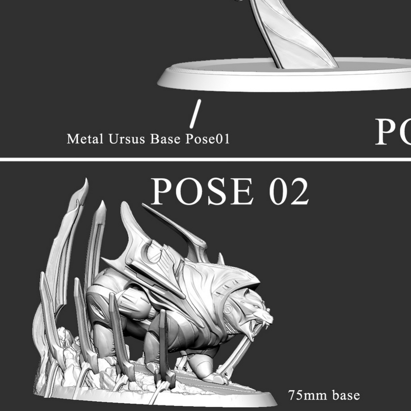Metal Ursus (Pose 2 of 2) - Only-Games