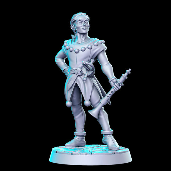Isidor - Flute man - 32mm - DnD - Only-Games