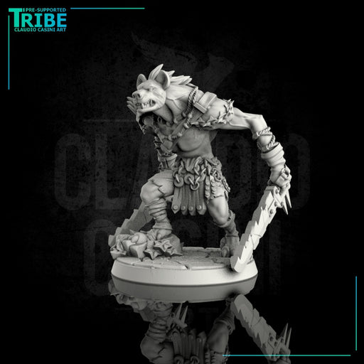 (0086) Male gnoll with two swords - Only-Games