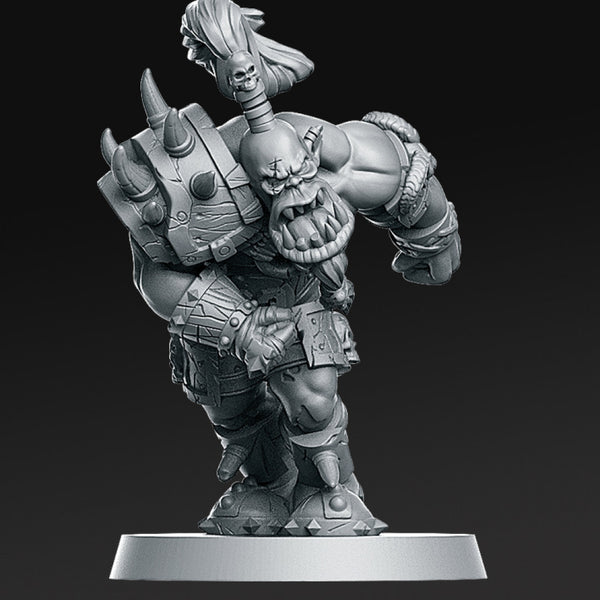 03 Orc Line Fantasy Football 32mm - Only-Games