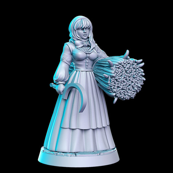 Margaret (harvesting girl) - 32mm - DnD - Only-Games