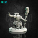 (0123) Male goblin wizard sorceror druid with magic club - Only-Games