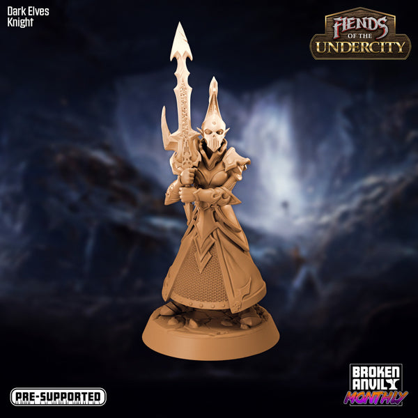 Fiends of the Undercity - Dark Elf Knight - Only-Games