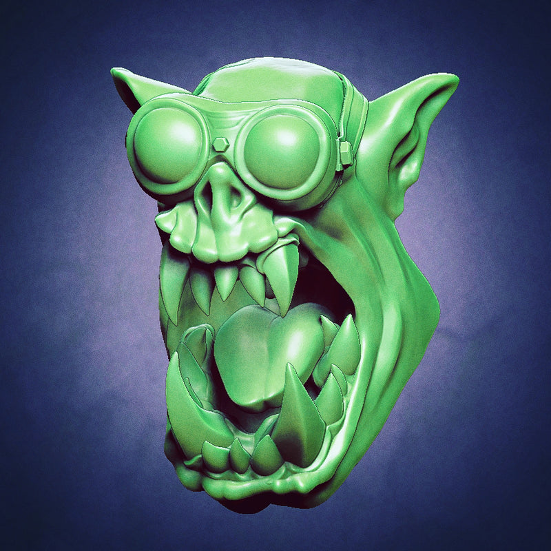 Orc Goggle Heads - Set A (Lad Size) - Only-Games