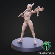 Cyberpunk Scrapper Girl Pose 3 - 4 Variants - Only-Games
