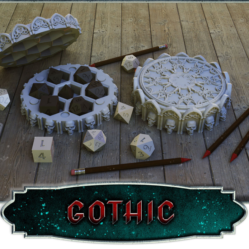 Gothic dice Case - Only-Games