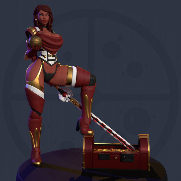 Glamorous Navigator Neila Mercy - Pirate's Booty Pinup Display Model - Only-Games