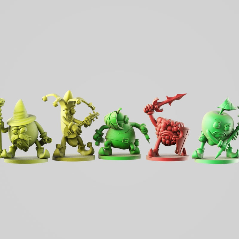 Fruits Adventurers (8 Miniatures) - Only-Games