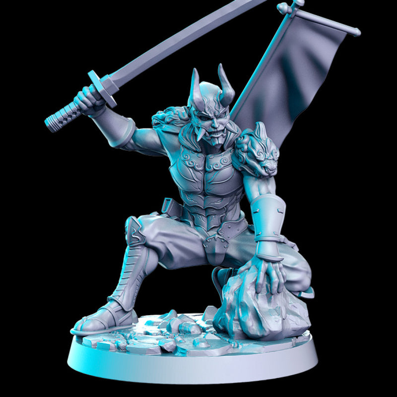 Yoshinobu (Demonic Samurai) 32mm - DnD - Only-Games