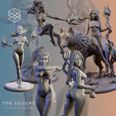 Pack  Fantasy Elves Naked 75mm - Only-Games