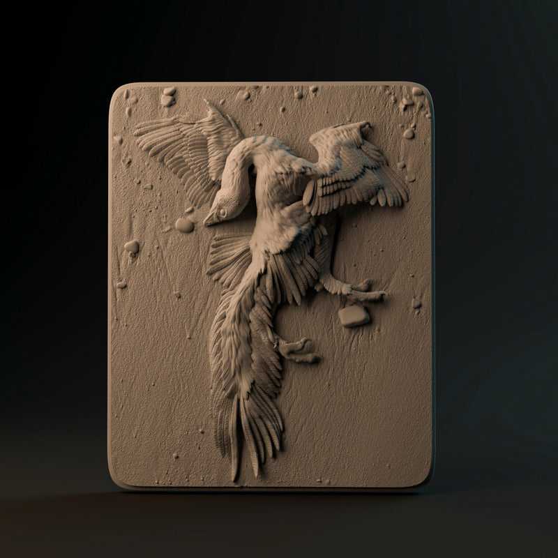 Archaeopteryx dead 1-6 scale bird-like dinosaur - Only-Games
