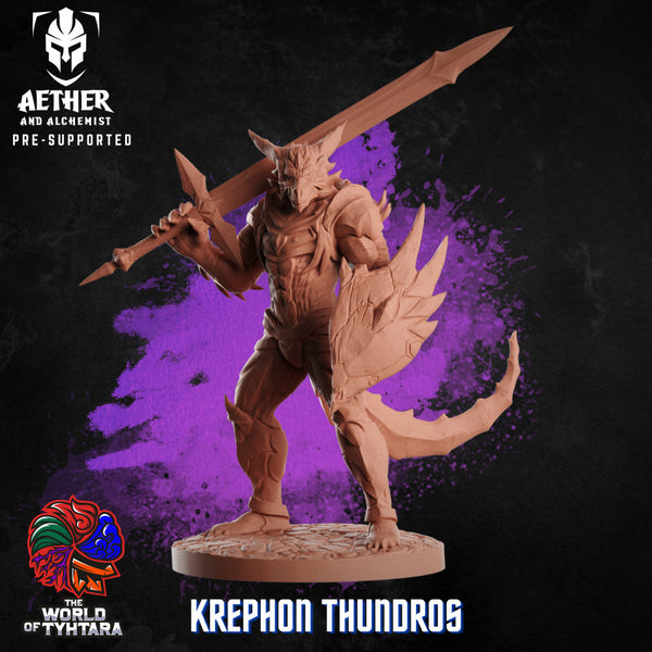 Krephon Thundros - Warforged Dragonborn - Only-Games