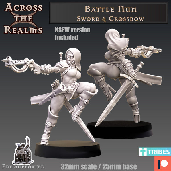 Battle Nun Sword & Crossbow - Only-Games