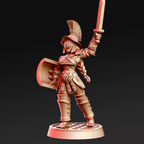 Murmilla - Female Gladiator - 32mm - DnD - Only-Games