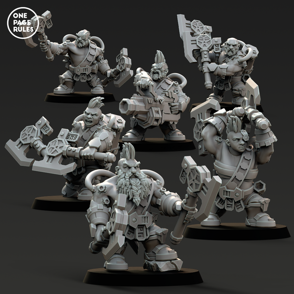 Guild Dual Axes Berserkers (6 Models) - Only-Games