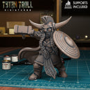 Female Bearded Dwarf Bundle - TytanTroll Miniatures - DnD - Fantasy - 32mm - Only-Games