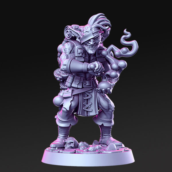 Baznazz - Goblin Alchemist - 32mm - DnD - Only-Games