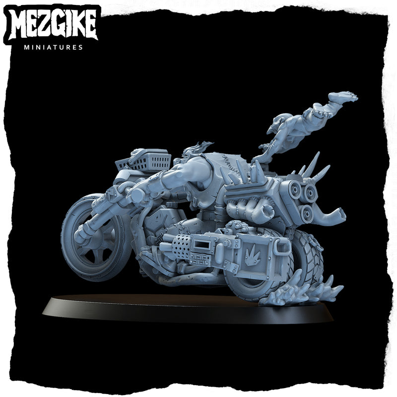 Road boyz biker mob A (3 physical multipart miniatures) - Only-Games