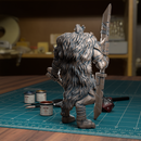 Gnoll Leader - Frostgrave Pathfinder - Fantasy DND - TytanTroll Miniatures - Only-Games