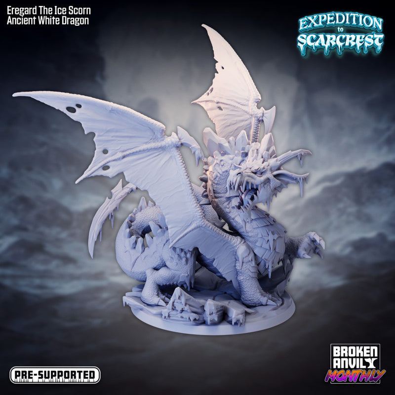 Expedition to Scarcrest - Eregard the Ice Scorn Ancient White Dragon - Only-Games