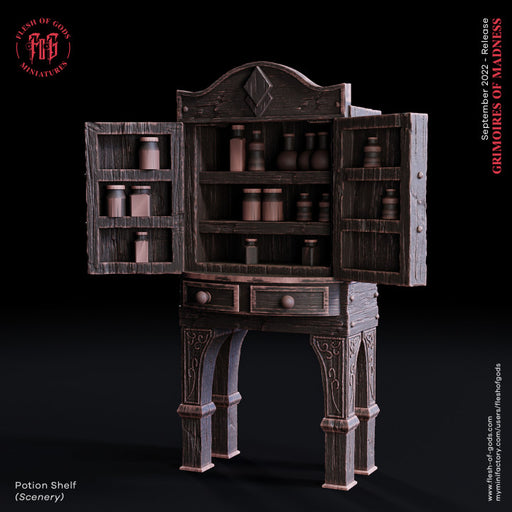 Potion Shelf - Scenery - Only-Games