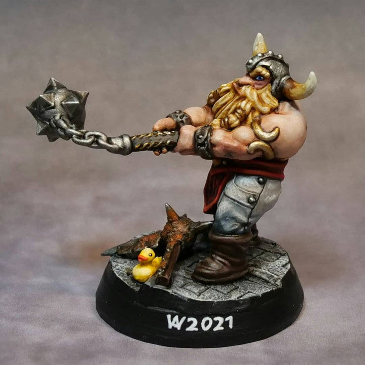 Doli The Smasher [32mm Scale] Dwarf Fighter - Only-Games