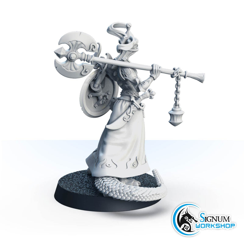 Vistash, the Ophidian Knight - Only-Games
