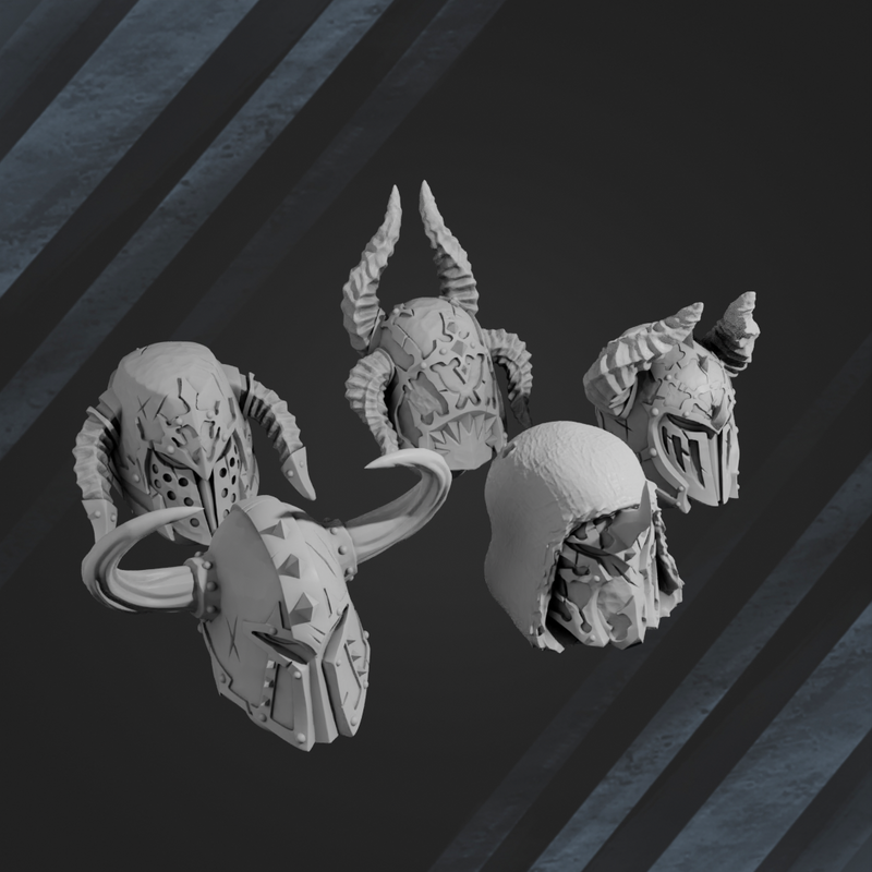 Knights of the Dark Side Helmets Set x5 - Only-Games