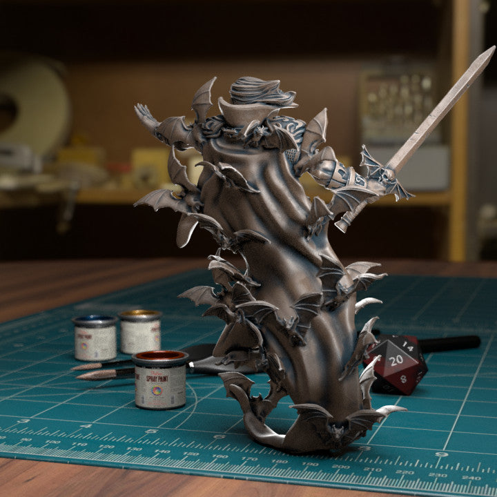 Vampire Lord Attacking - TytanTroll Miniatures - DnD - Fantasy - Only-Games