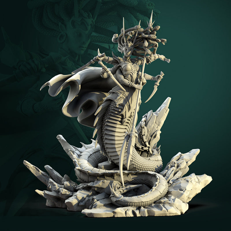 Medusa heroic miniature 75mm - Only-Games