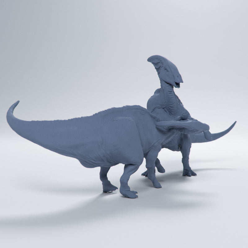 Charonosaurus fight 1-35 scale - Only-Games
