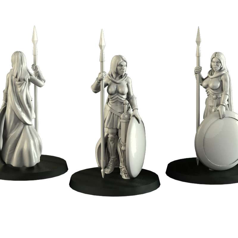 Oplite Girls (3 miniatures) - Only-Games