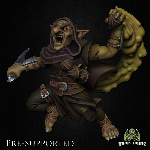 Zrag Rogue Goblin [PRE-COLORED] 32mm Scale - Only-Games