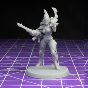 Space Elf Female Soldier Pose 5 - Only-Games