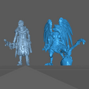 (0152) Female featherfolk birdman archer ranger with bow and arrows - Only-Games