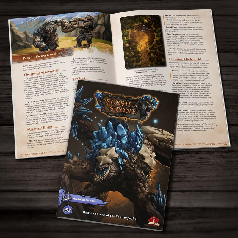 Flesh To Stone - 5e Adventure Booklet - Only-Games