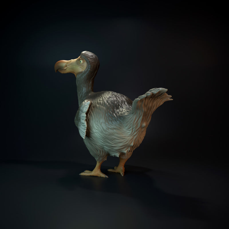 Dodo standing prehistoric bird 1/20 scale - Only-Games