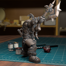 Orc Spearman - TytanTroll Miniatures - DnD - Fantasy - Only-Games