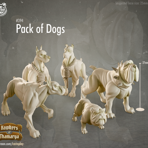 Pack of Dogs (5 Models) - Only-Games