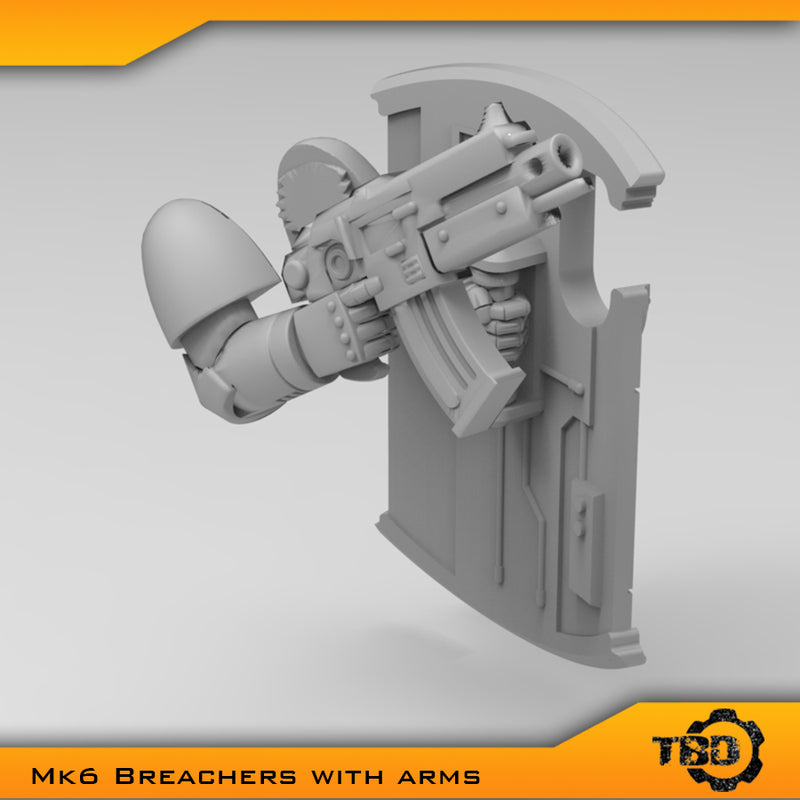 Mk6 Breacher Shield and Arm set X5 - Only-Games