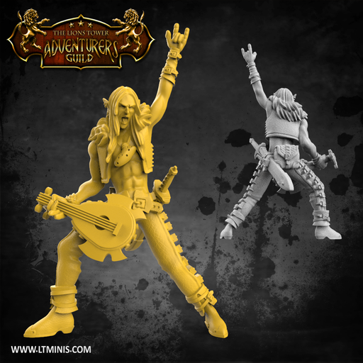 Elf Male Bard (32mm scale) - Only-Games