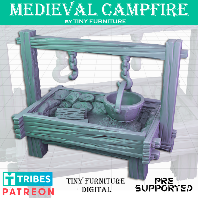 Medieval Campfire - Only-Games