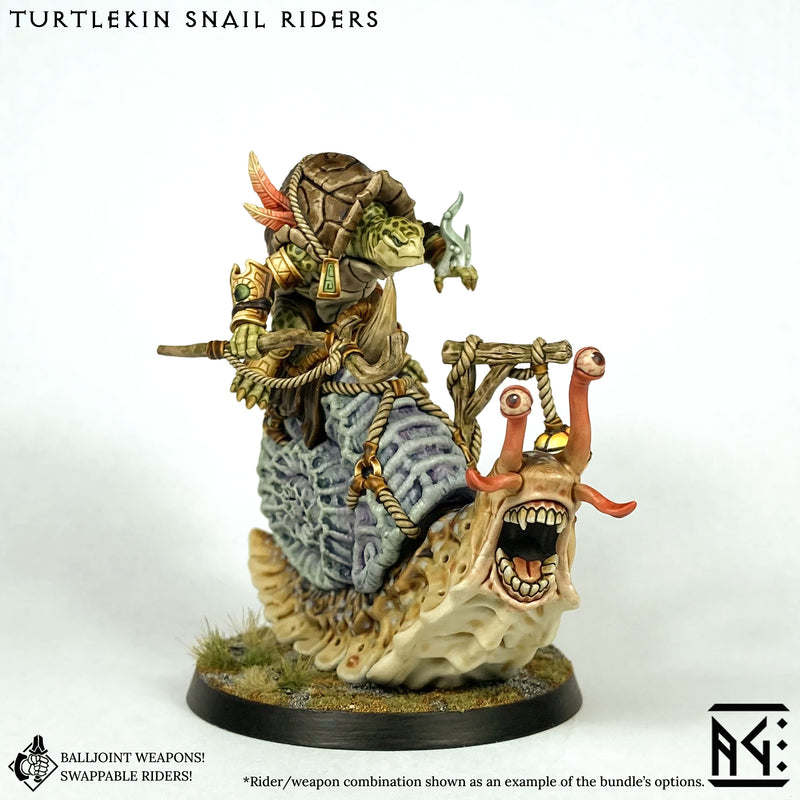 Turtlekin Giant Snail Riders (Jadeshell Turtlekin) - Only-Games