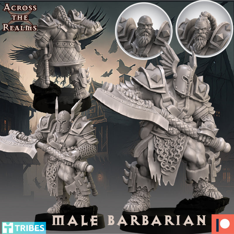 Male Barbarian - Only-Games