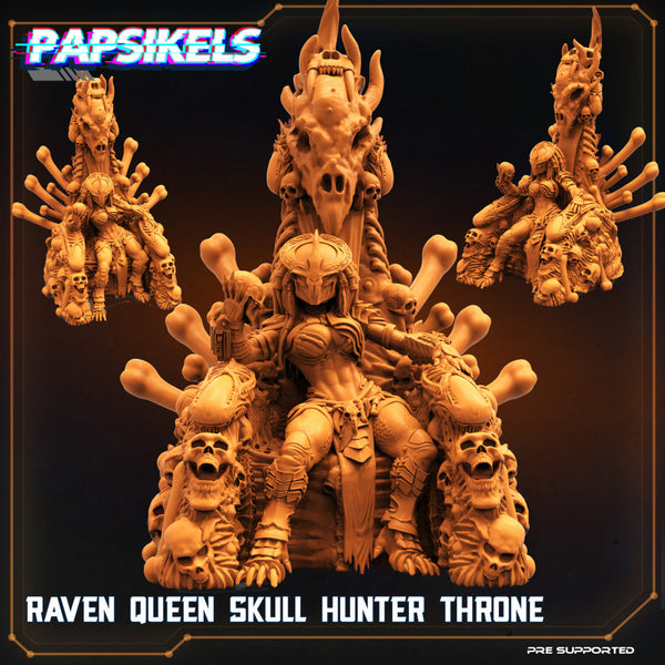 RAVEN QUEEN SKULL HUNTER THRONE - Only-Games