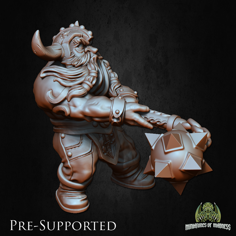 Doli The Smasher [32mm Scale] Dwarf Fighter - Only-Games