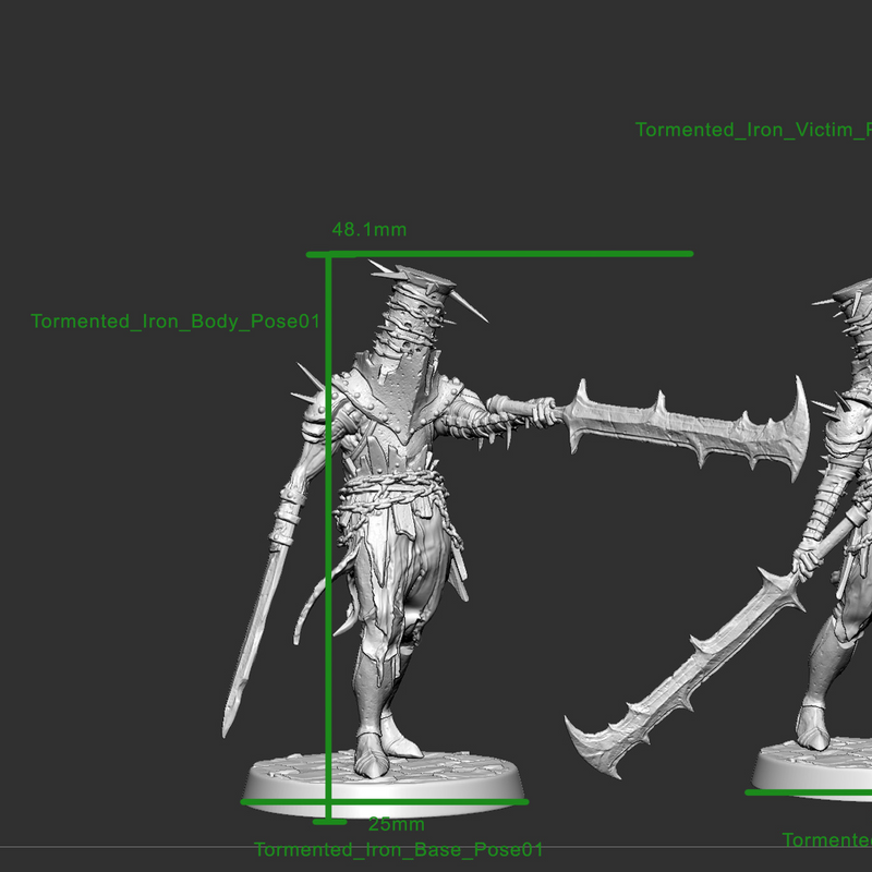 Tormented Iron (Pose 1 of 2) - Only-Games