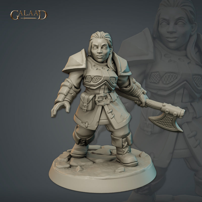 Female Dwarf fighter - Only-Games