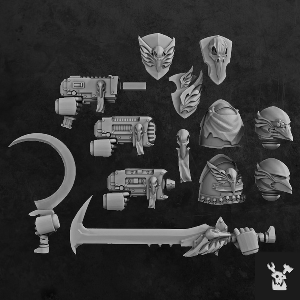 Crow Warrior Bits Set x13 - Only-Games